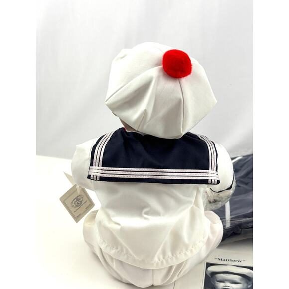 VTG Ashton Drake Matthew Porcelain Doll by Yolanda Bello 1980s Perfect Babies - Picture 6 of 16